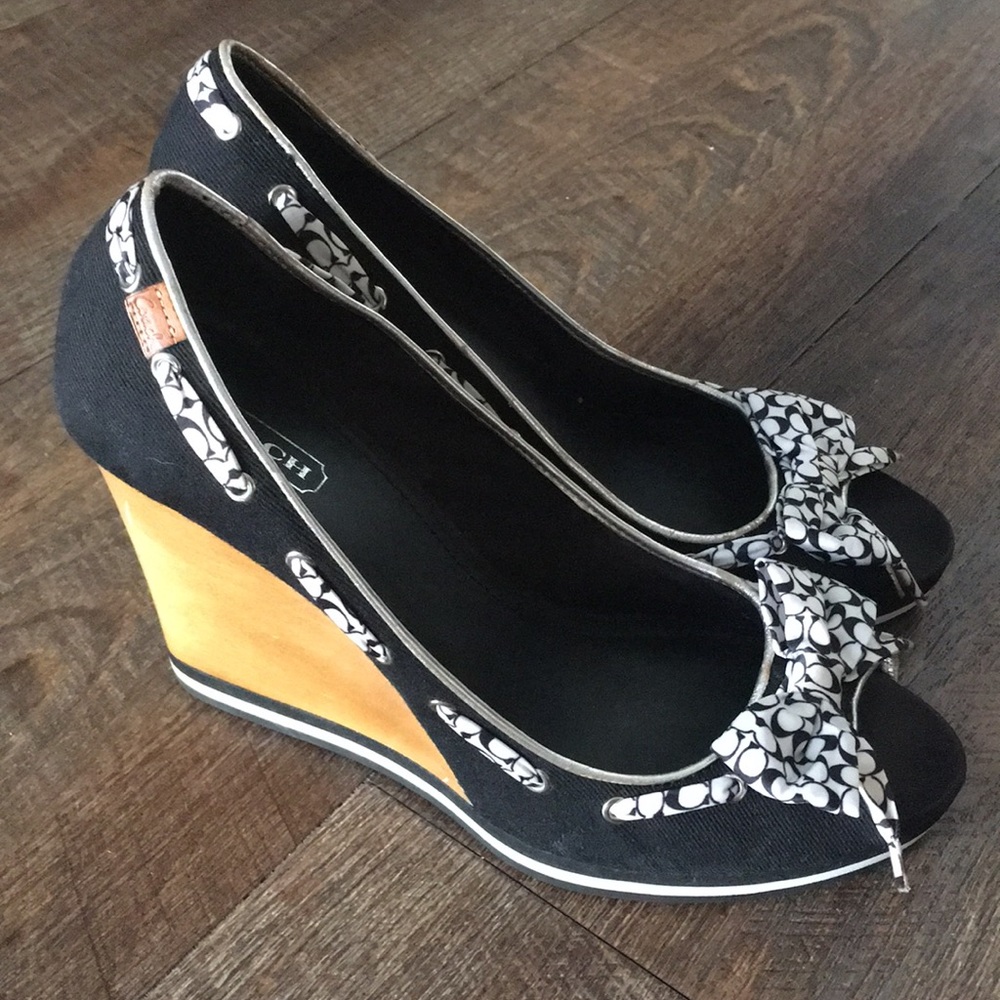 Coach wedges size 11